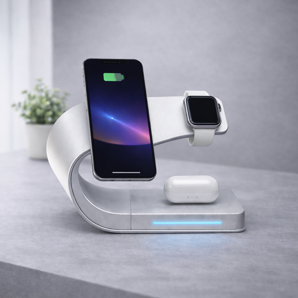 Station de charge sans fil 3-en-1  – Single Station